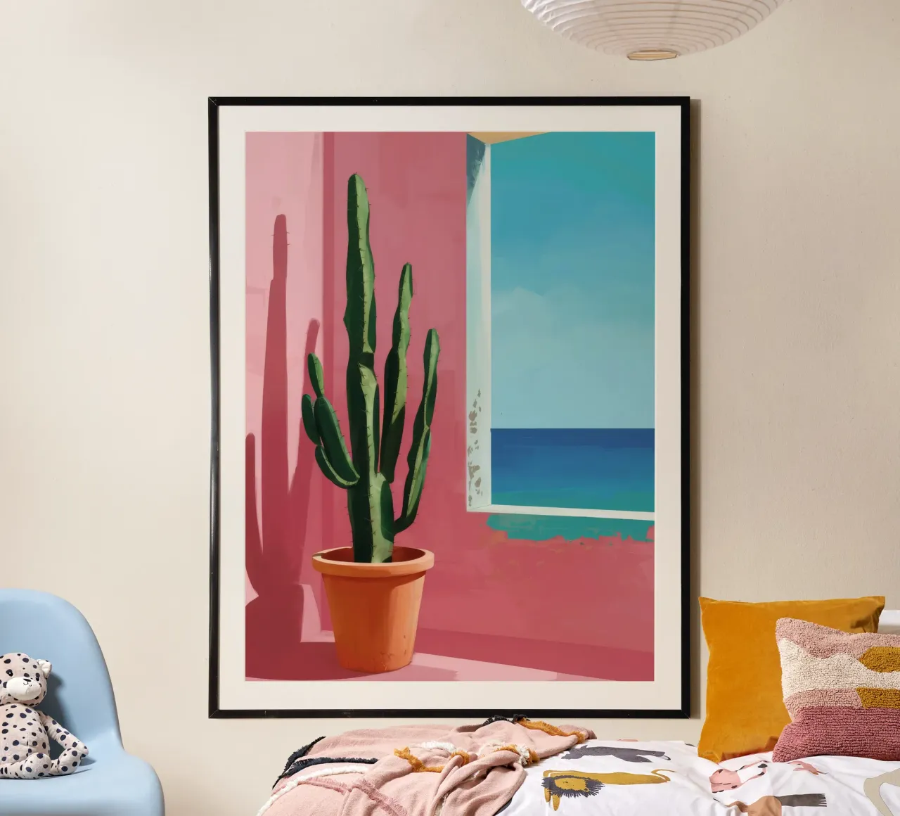 Cactus in riva al mare carta hahnemühle da FadeAura