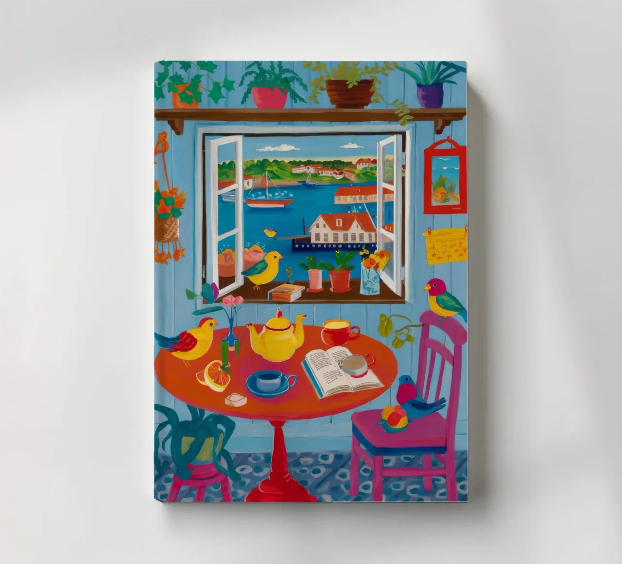 Maximalist Shelf Joy notebook by Haven Fantasy