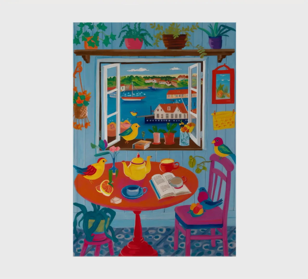 Maximalist Shelf Joy notebook by Haven Fantasy