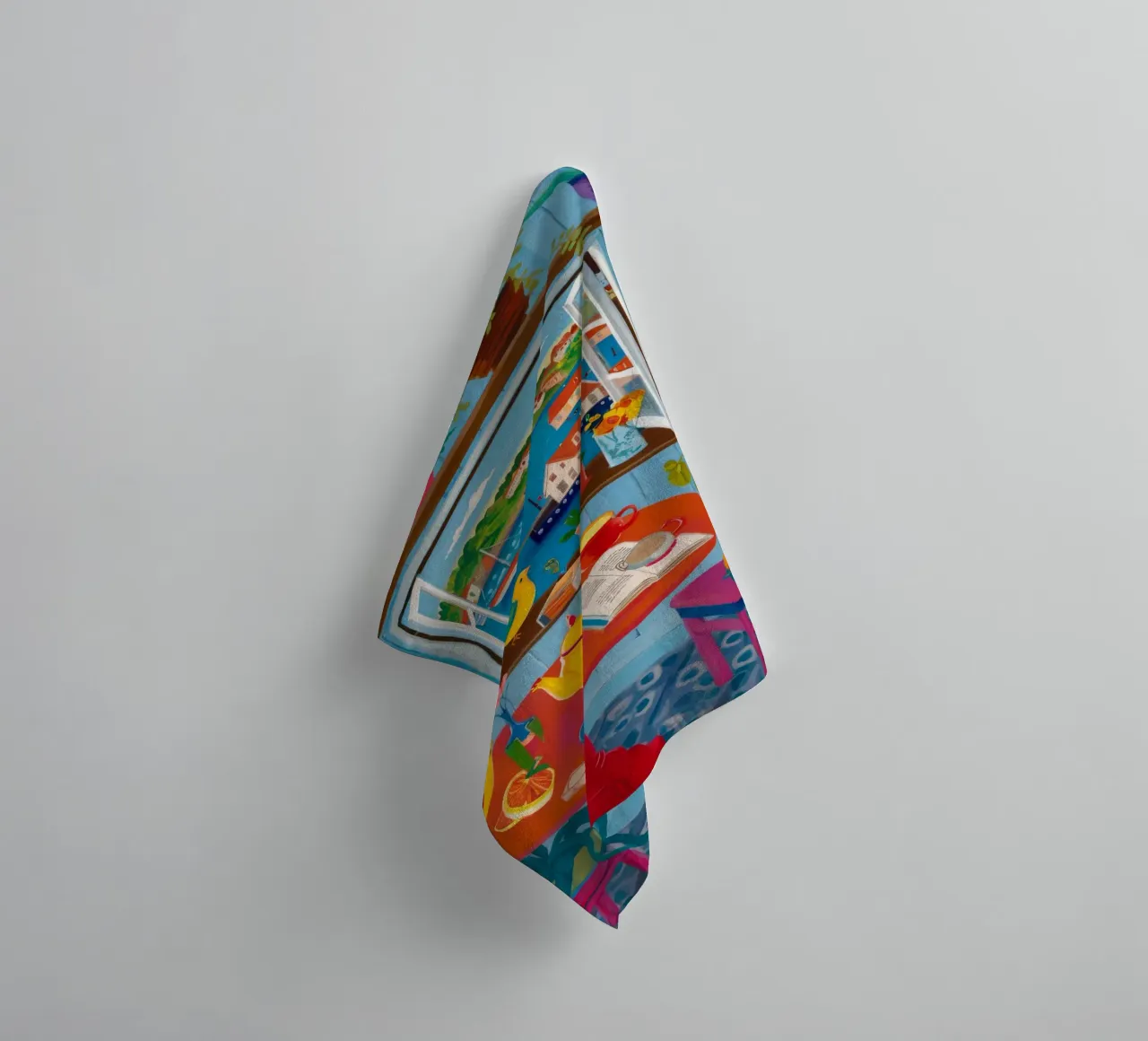 Maximalist Shelf Joy towel by Haven Fantasy