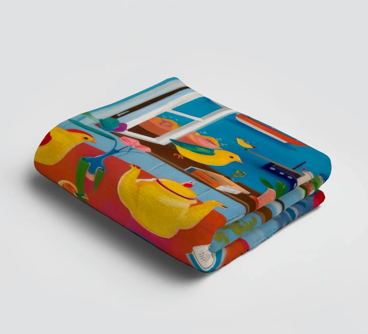 Maximalist Shelf Joy towel by Haven Fantasy
