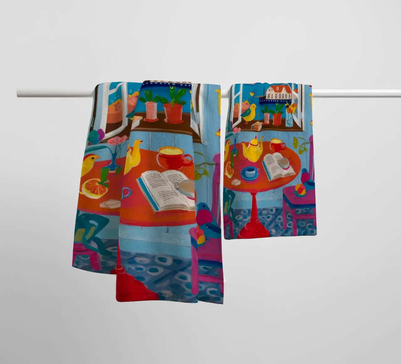 Maximalist Shelf Joy towel by Haven Fantasy