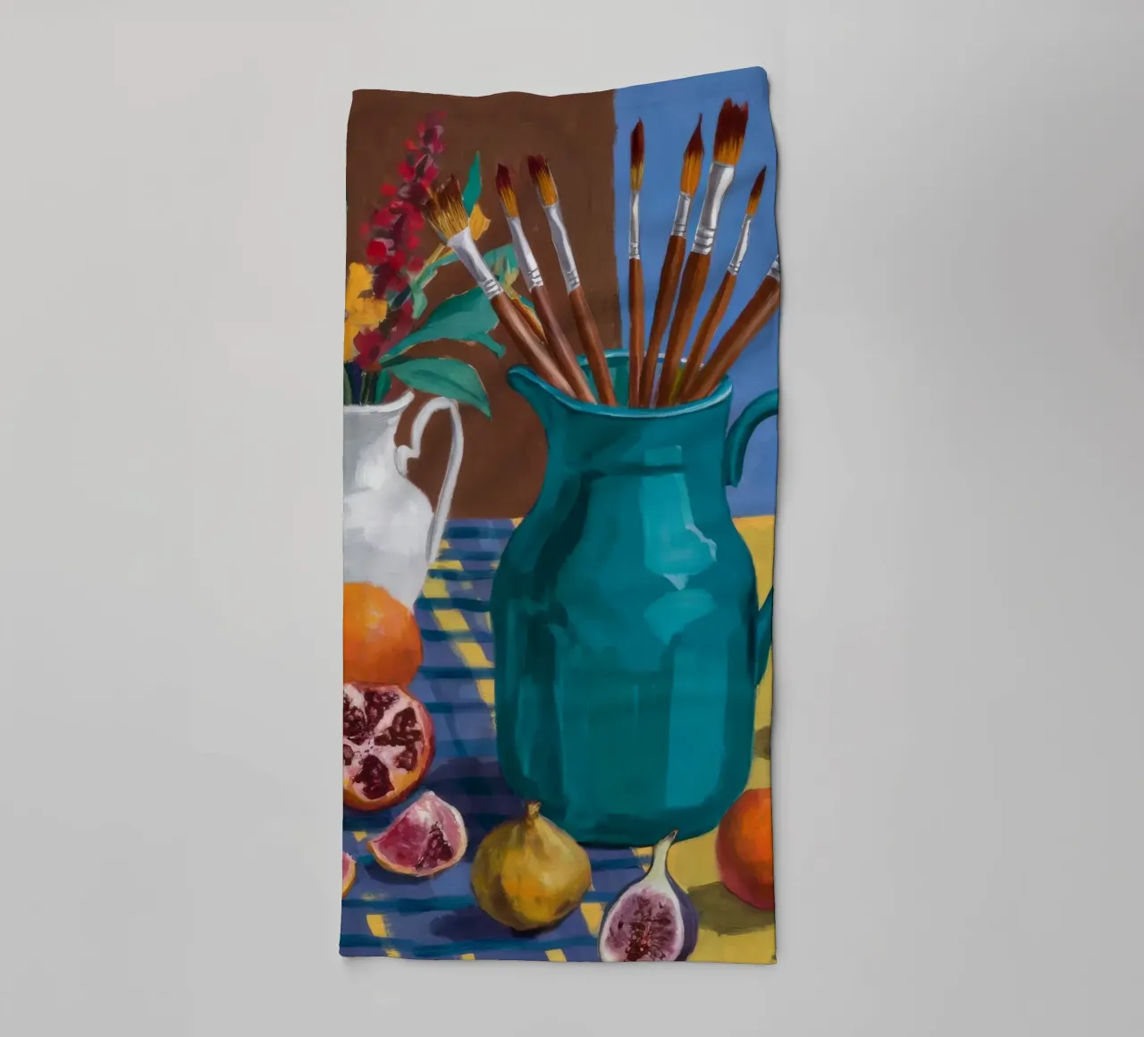 Turquoise Pitcher Creation towel by Fable Tempa