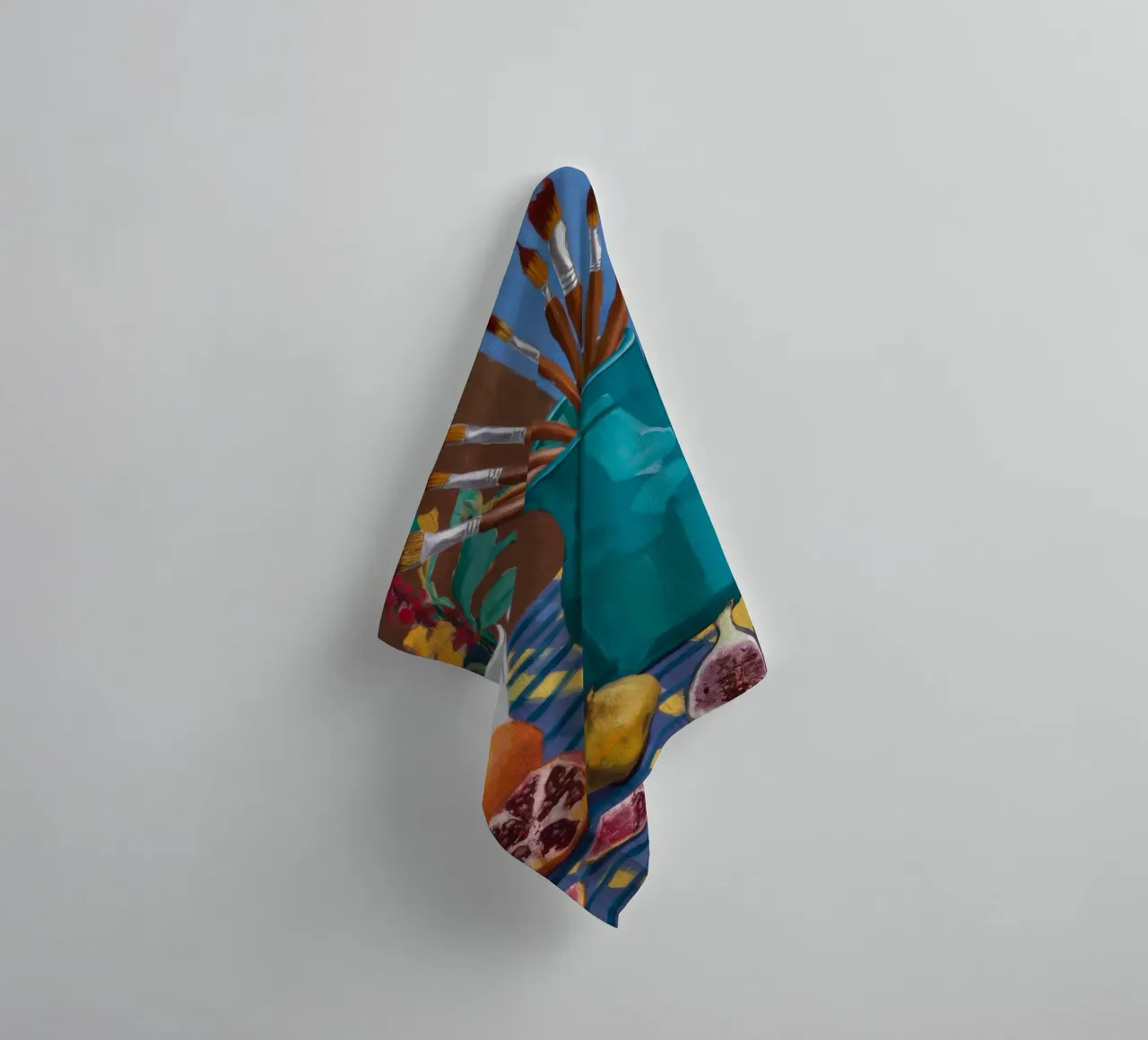 Turquoise Pitcher Creation towel by Fable Tempa
