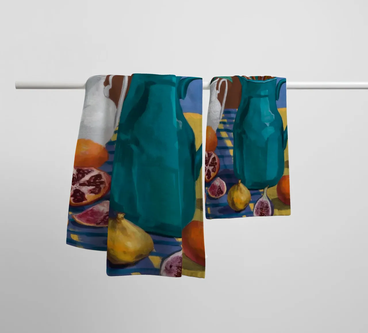 Turquoise Pitcher Creation towel by Fable Tempa