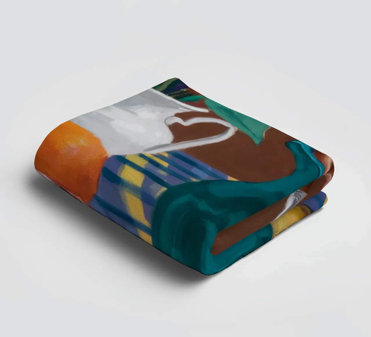 Turquoise Pitcher Creation towel by Fable Tempa