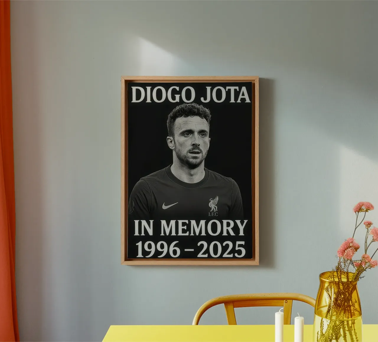 Diogo Jota In Memory tela da nice sport