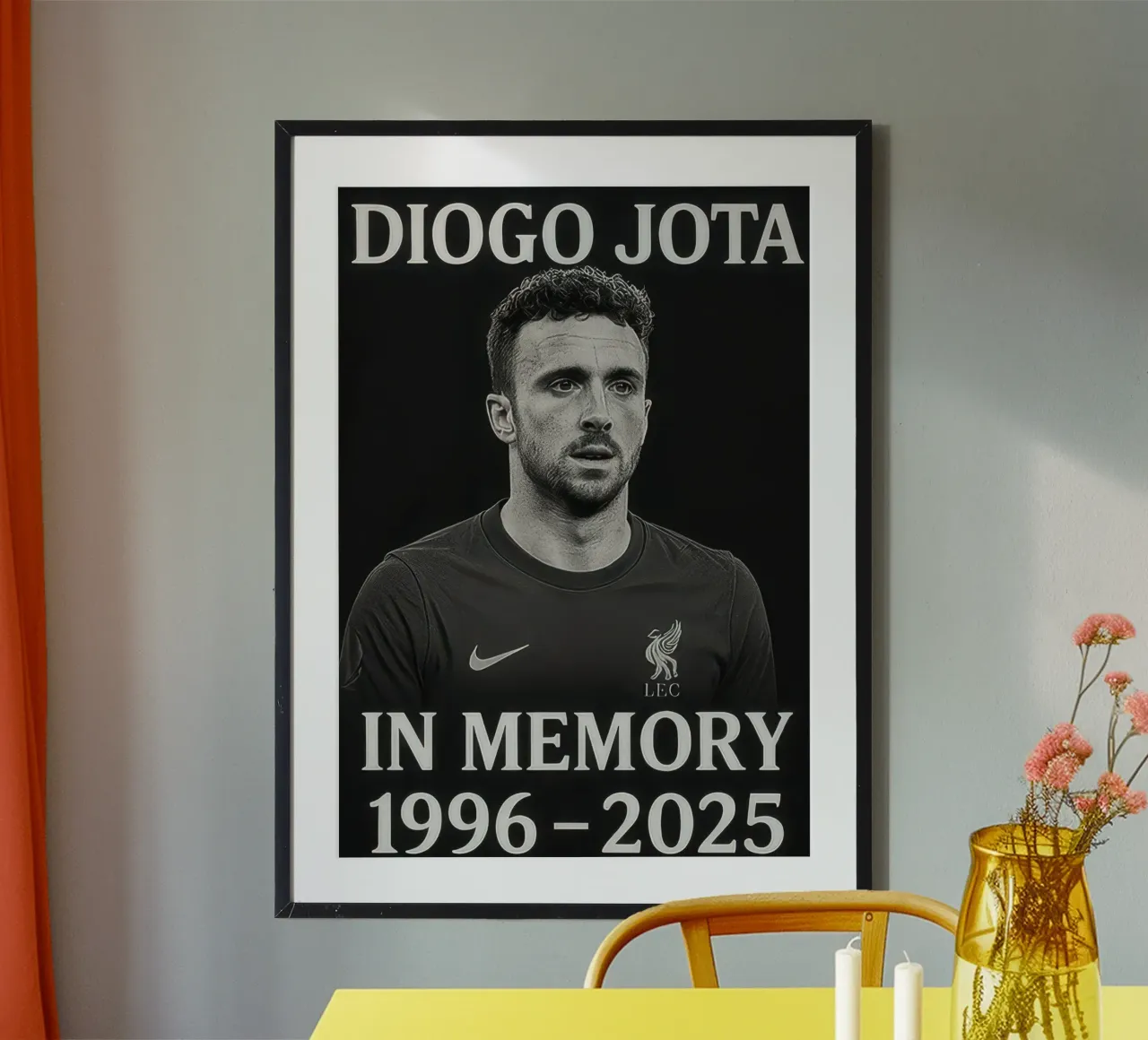 Diogo Jota In Memory hahnemühle by nice sport