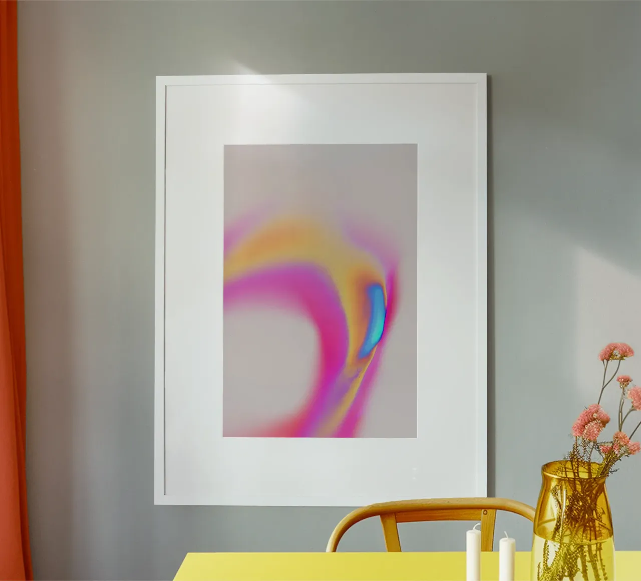 Space No 15 poster con telaio in plastica da treechild