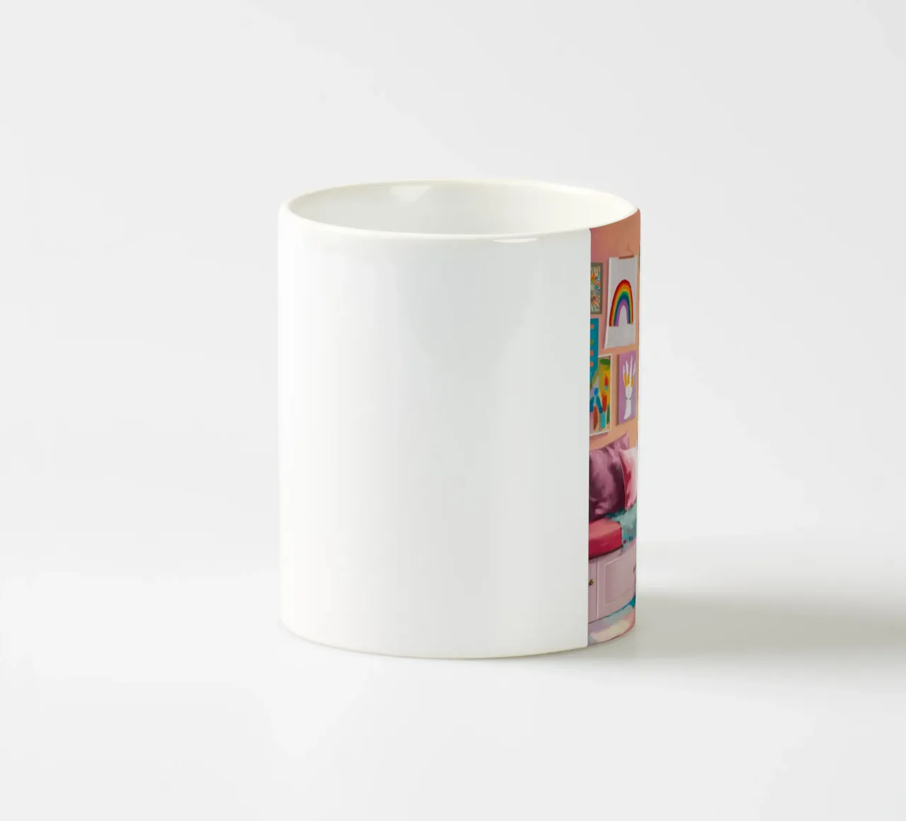 Angolo di lettura arcobaleno tazza in ceramica da Haven Fantasy