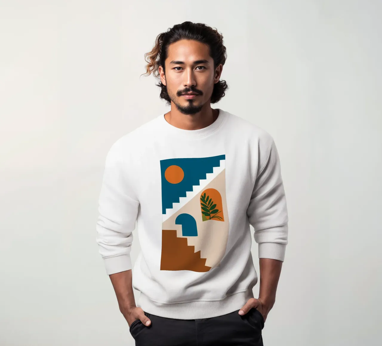 Stairway to Sun sweatshirt by Muse Artworks