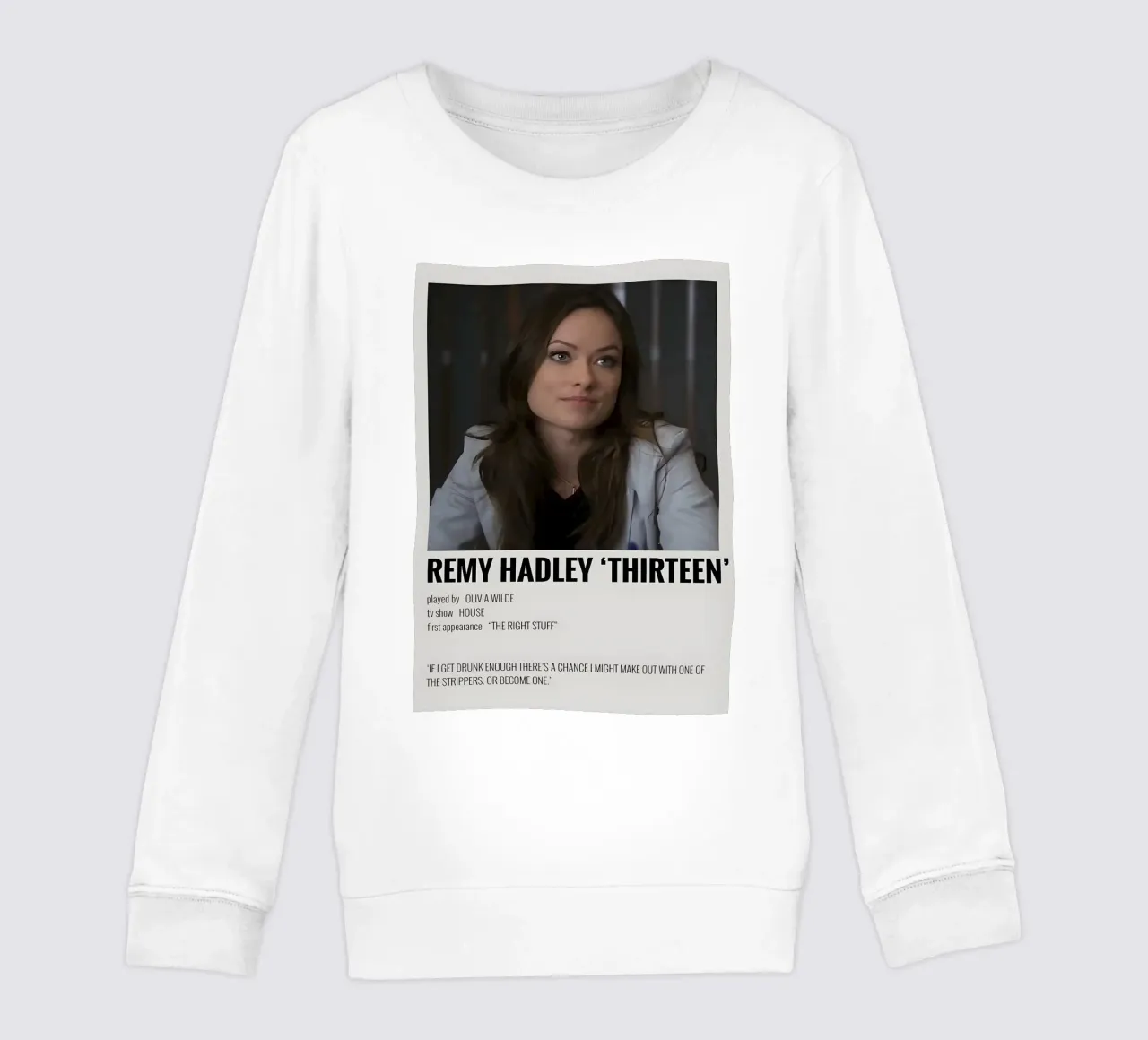 REMY HADLEY 'THIRTEEN' kids sweatshirt by MVFminimalist