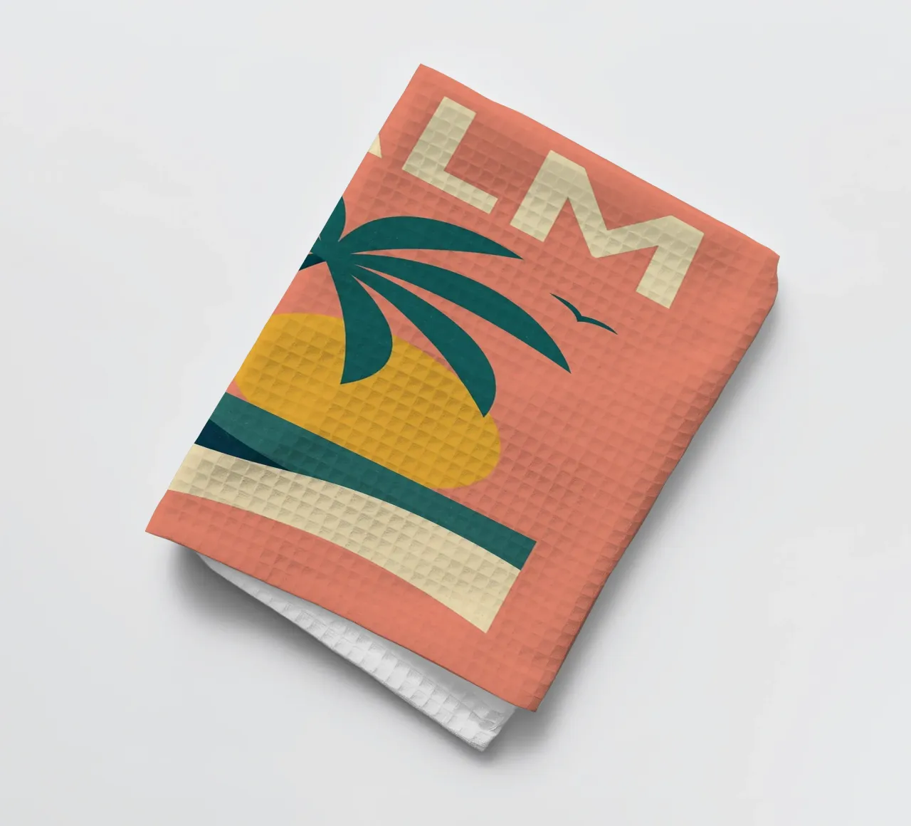 Palme estivale vintage – PALM canovaccio da cucina da JETLAG | affiches voyage