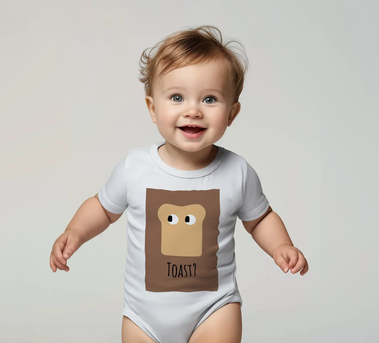 Toast? body neonato maniche corte da FRICKE DESIGN