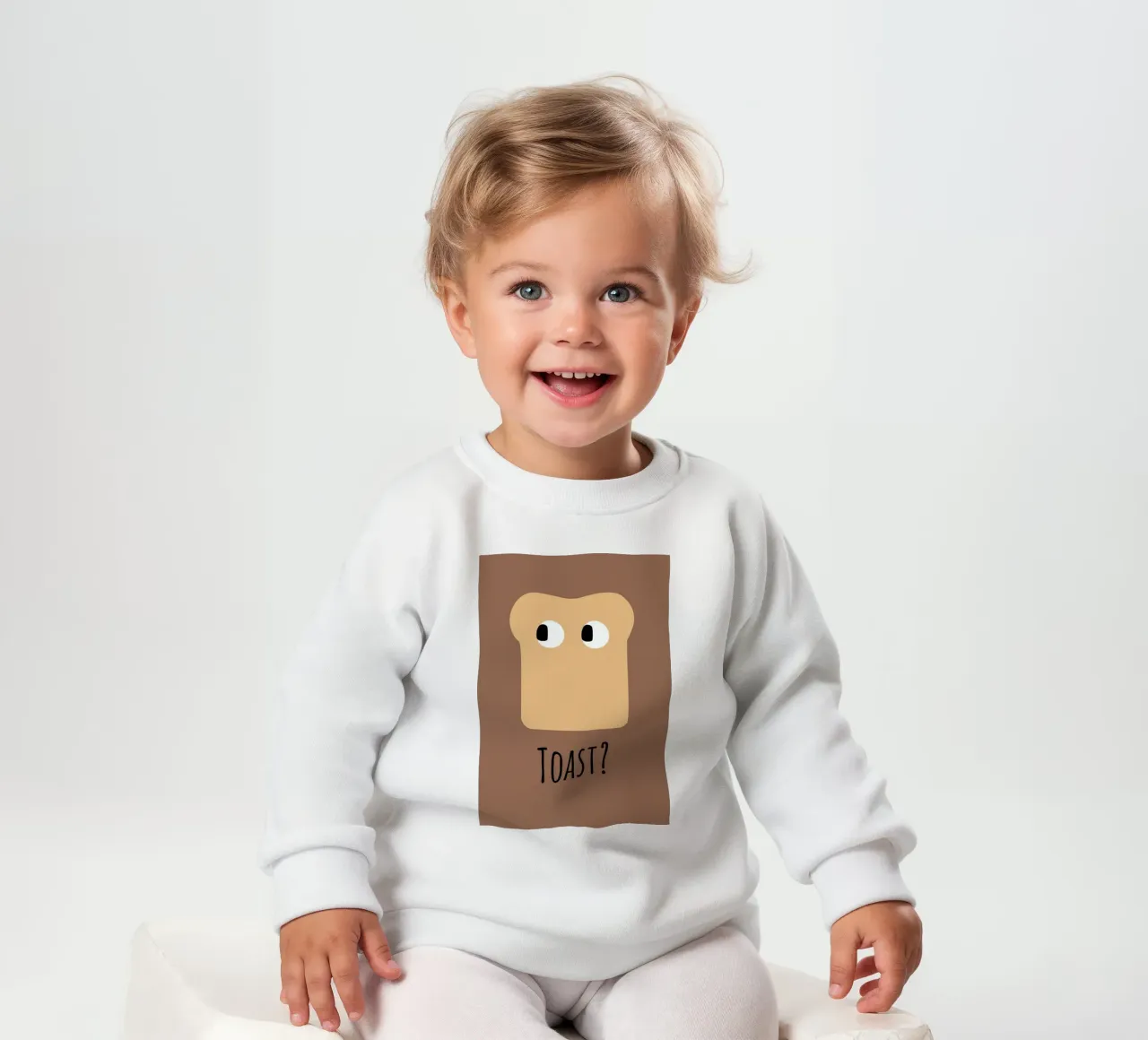 Toast? felpa neonato da FRICKE DESIGN