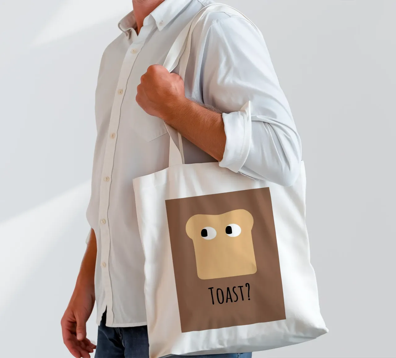 Toast? borsa in juta da FRICKE DESIGN