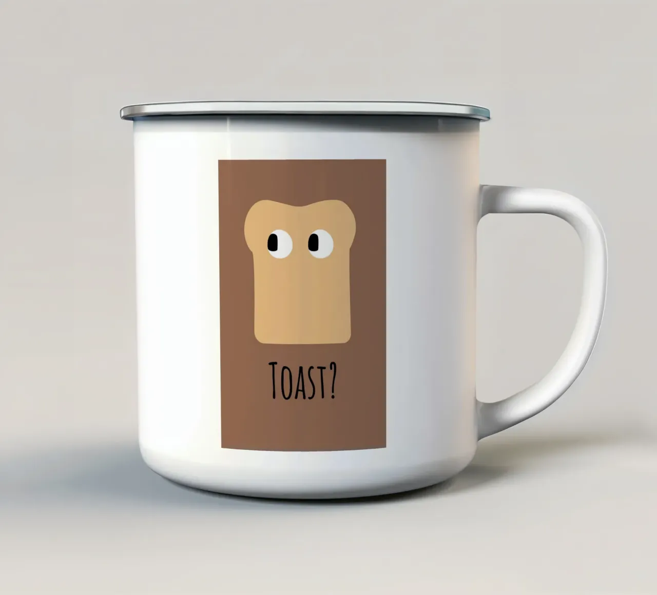 Toast? tazza in smalto da FRICKE DESIGN