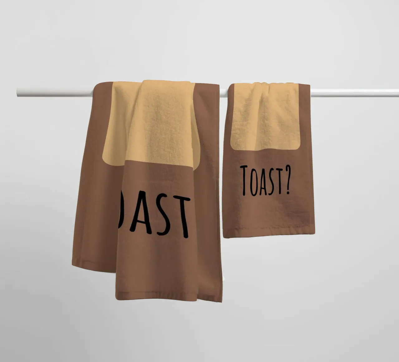 Toast? asciugamano da bagno da FRICKE DESIGN