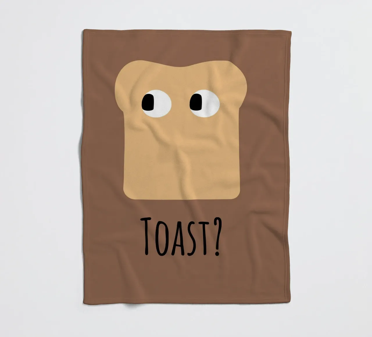 Toast? coperta in pile da FRICKE DESIGN