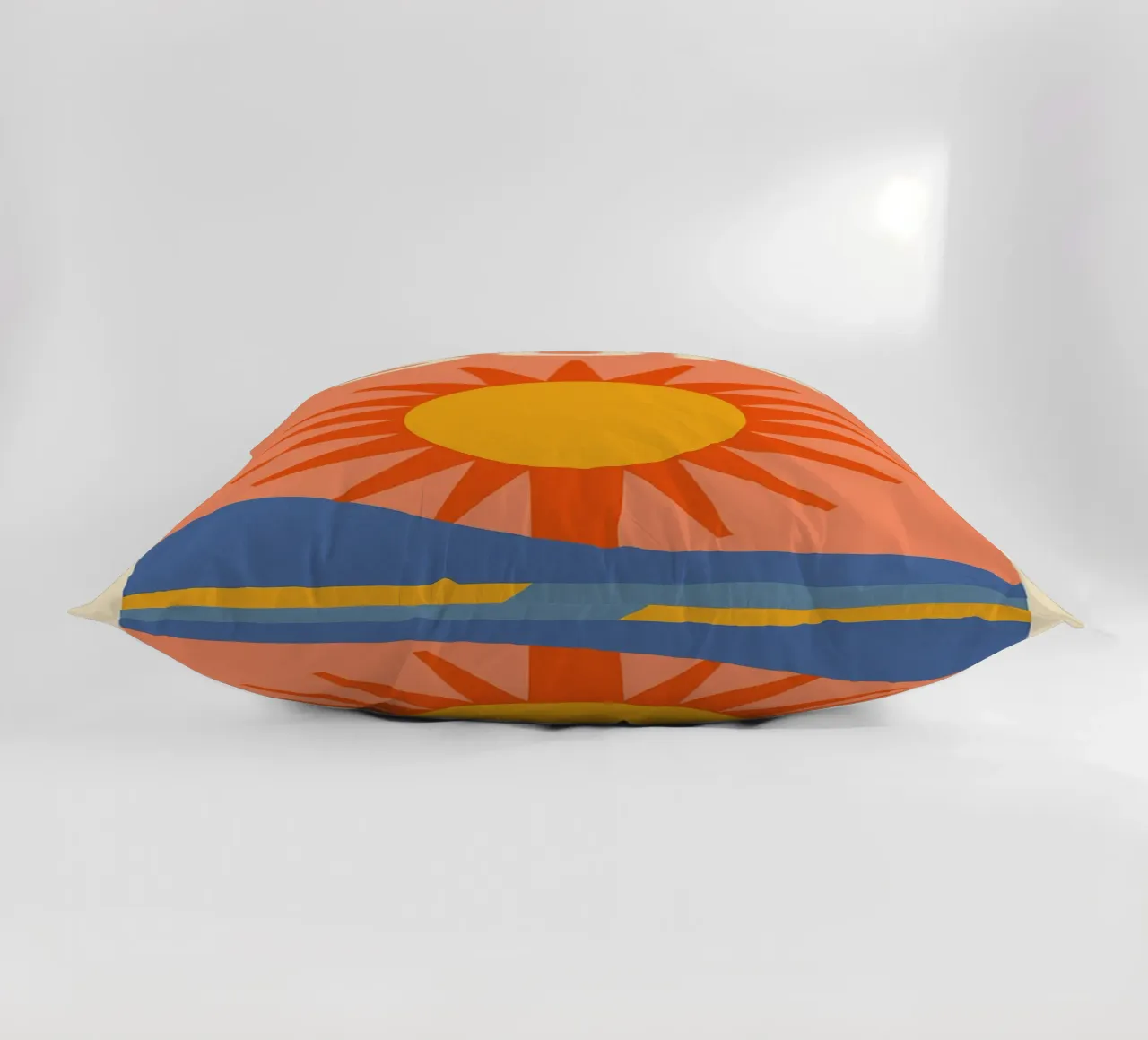 Sole grafico e retrò - SUN cuscino da JETLAG | affiches voyage