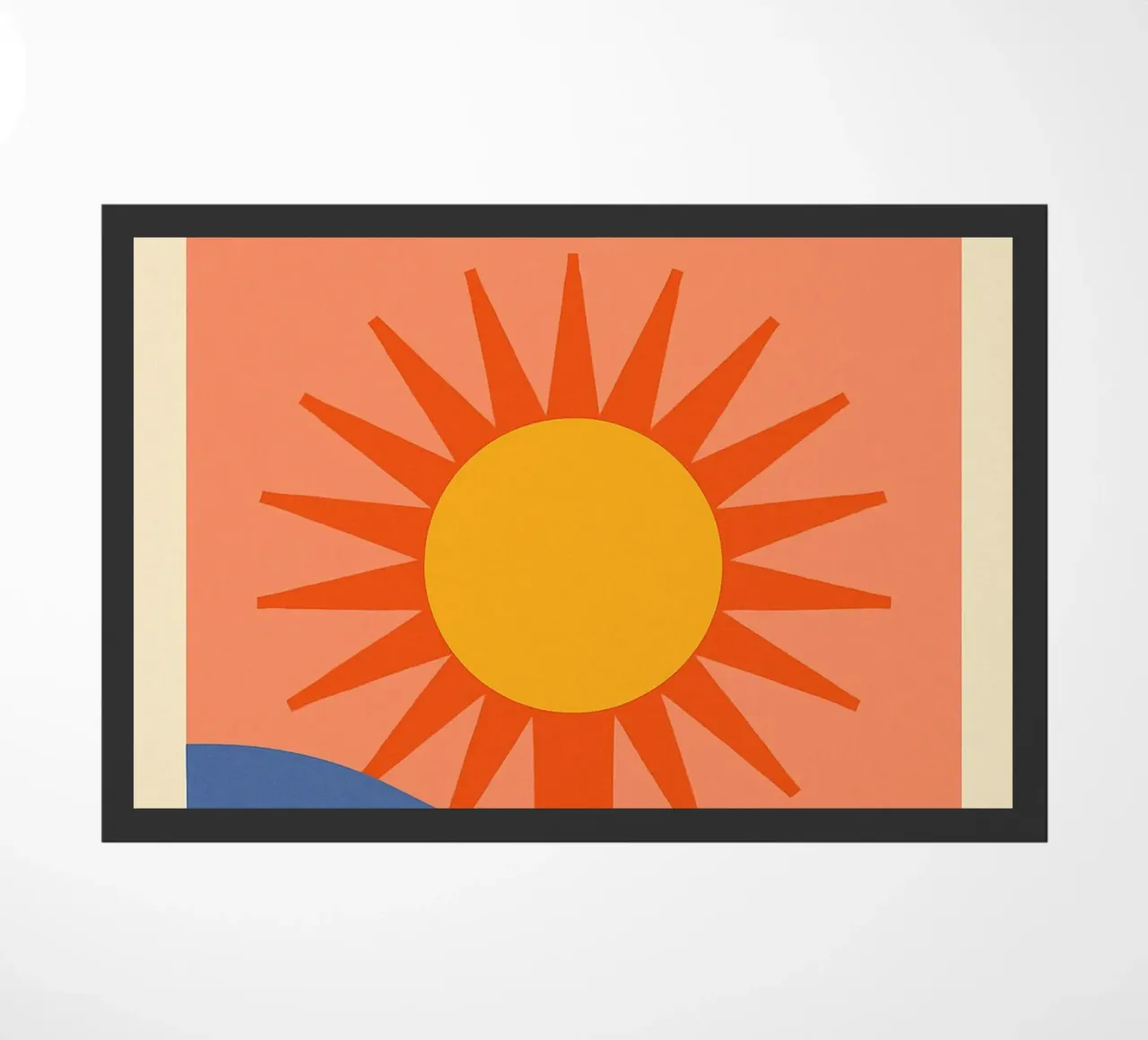 Sole grafico e retrò - SUN zerbino da JETLAG | affiches voyage