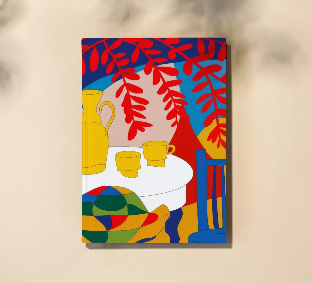 Red Leaf Shadow notebook by Tiga Bersama