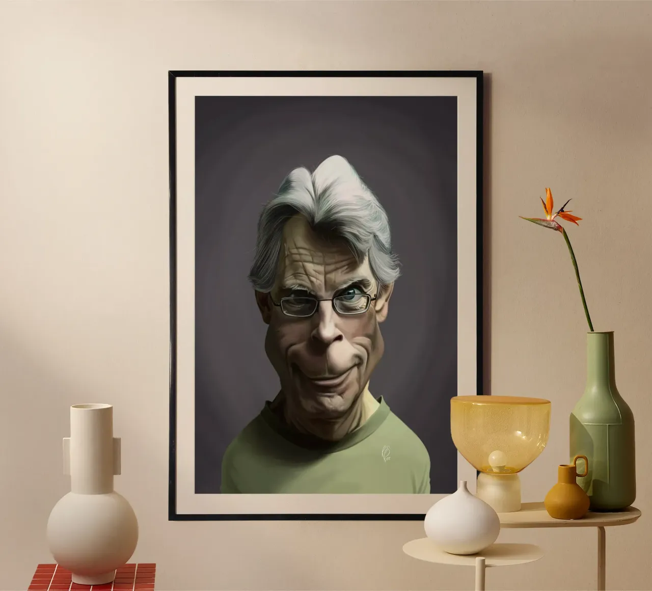 Stephen King poster da Rob Art | Illustration