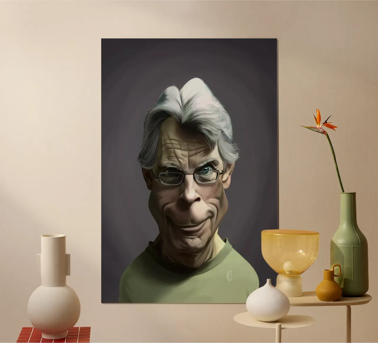 Stephen King poster da Rob Art | Illustration