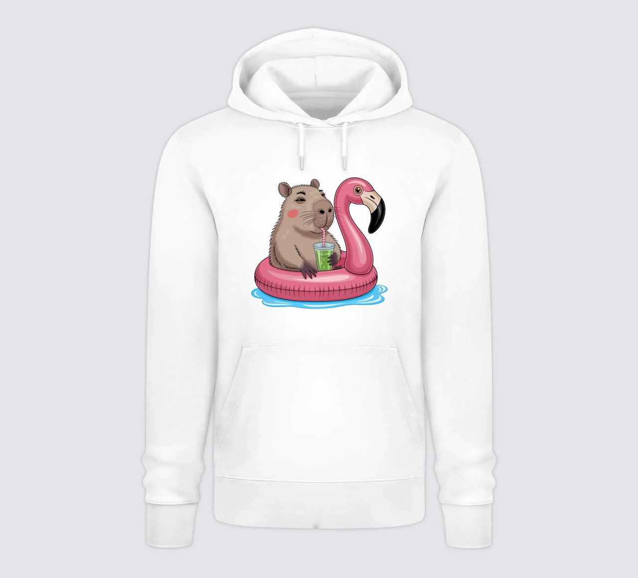 Capy & Bara Pool Flamingo felpa con cappuccio da Capy & Bara