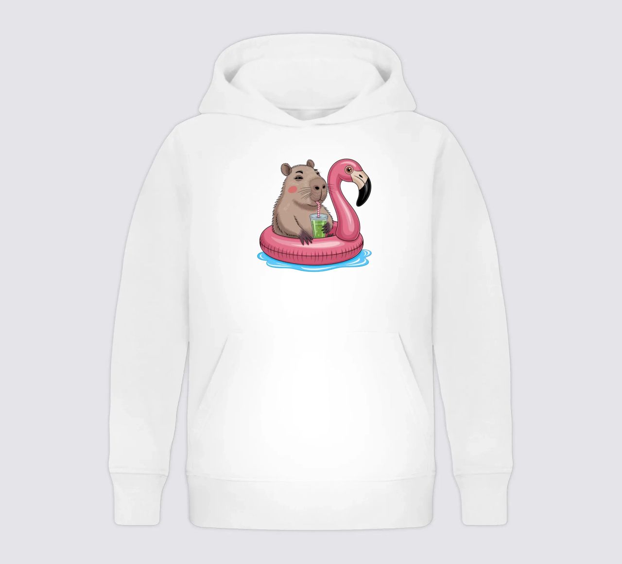 Capy & Bara Pool Flamingo felpa bambino con cappuccio da Capy & Bara