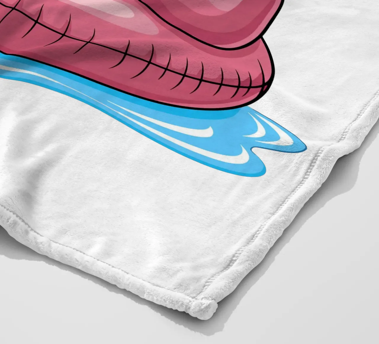 Capy & Bara Pool Flamingo Fleecedecke von Capy & Bara