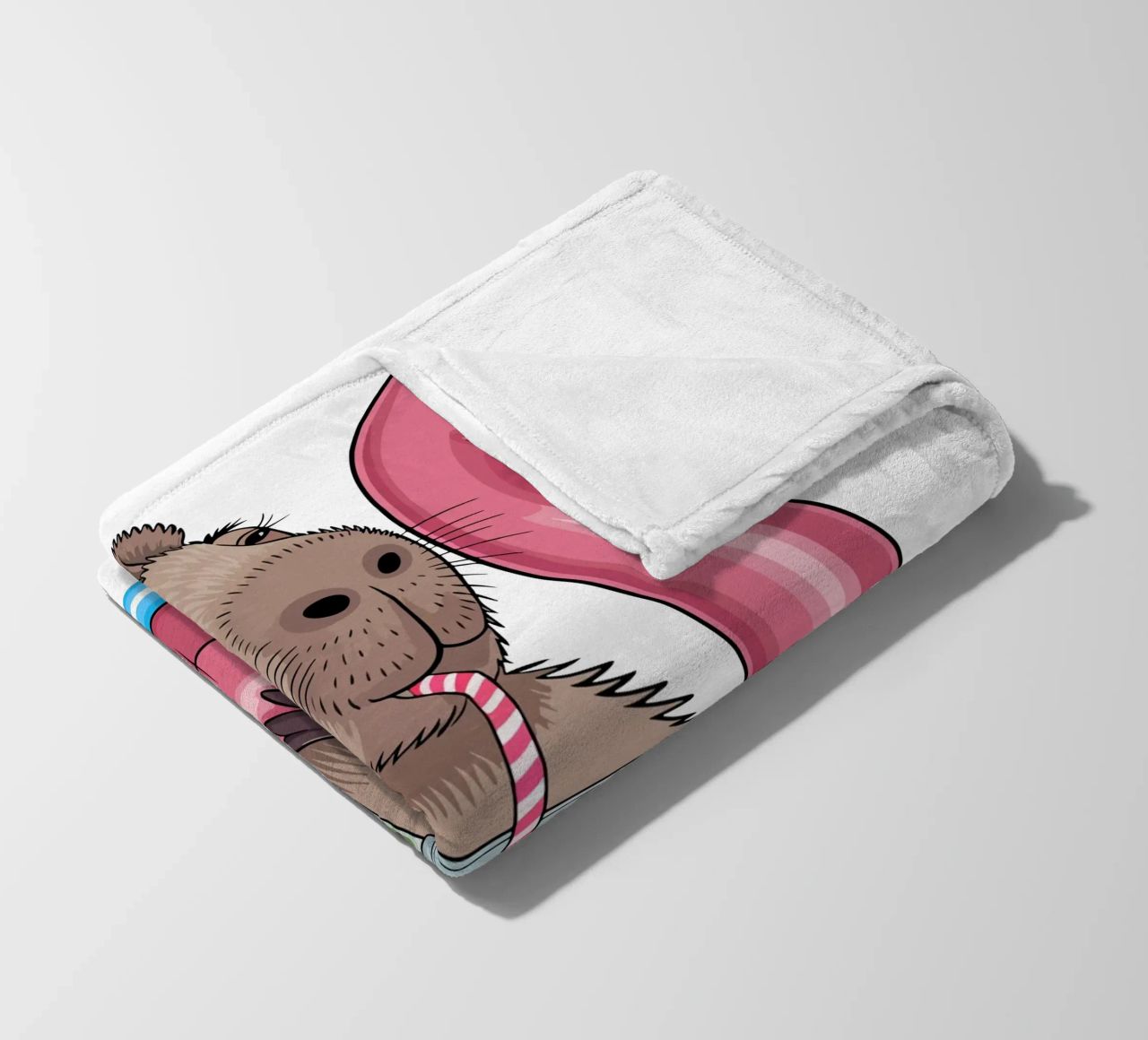 Capy & Bara Pool Flamingo coperta in pile da Capy & Bara