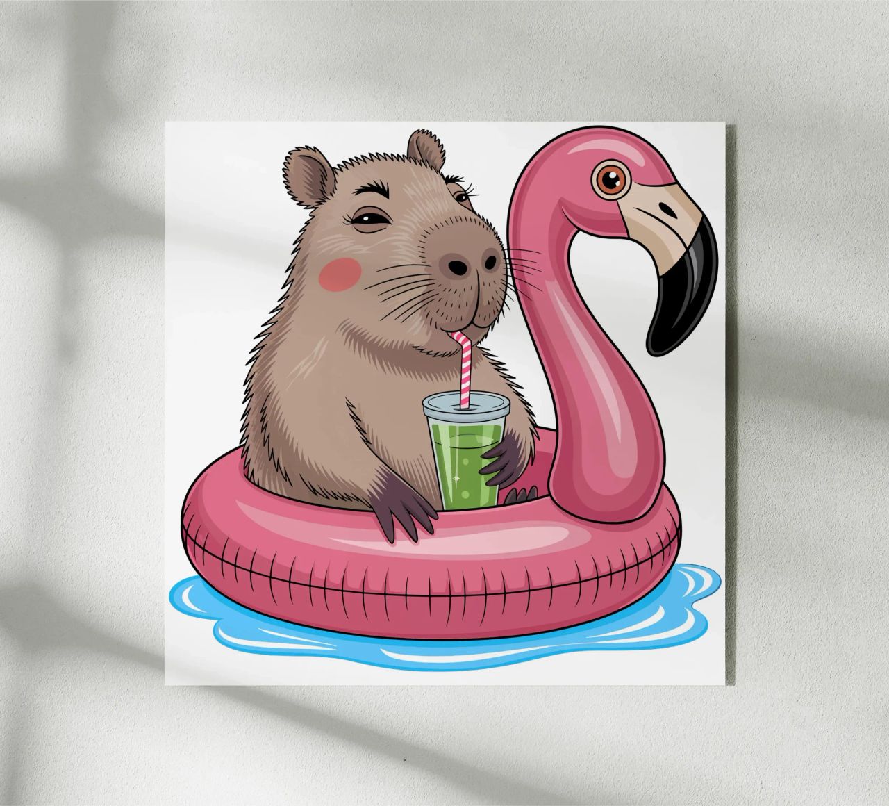 Capy & Bara Pool Flamingo plexiglass da Capy & Bara