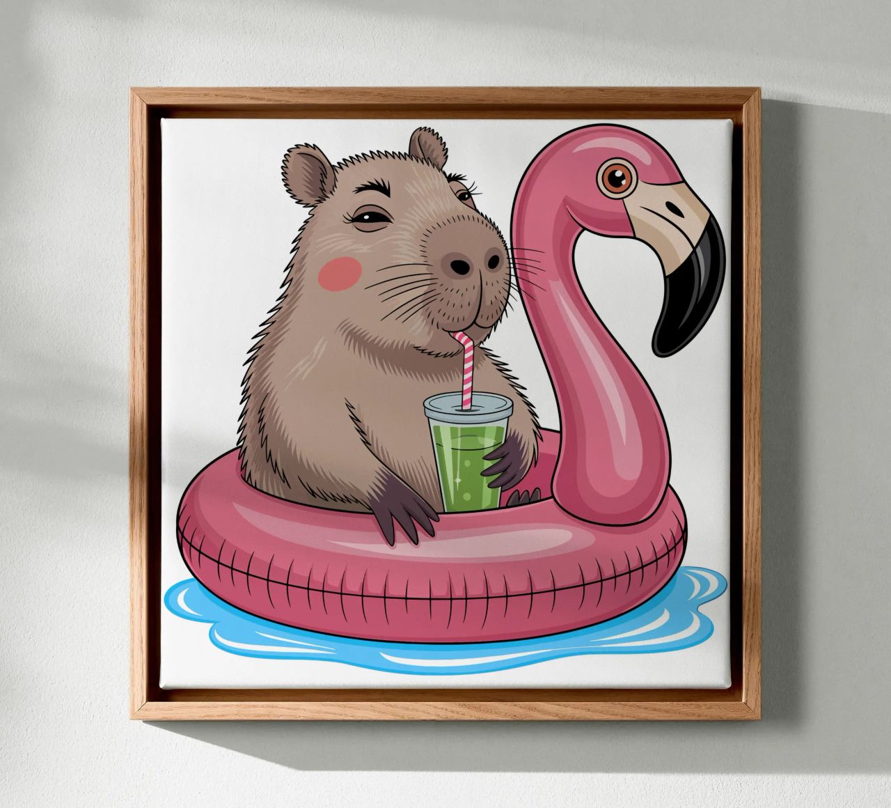 Capy & Bara Pool Flamingo tela da Capy & Bara