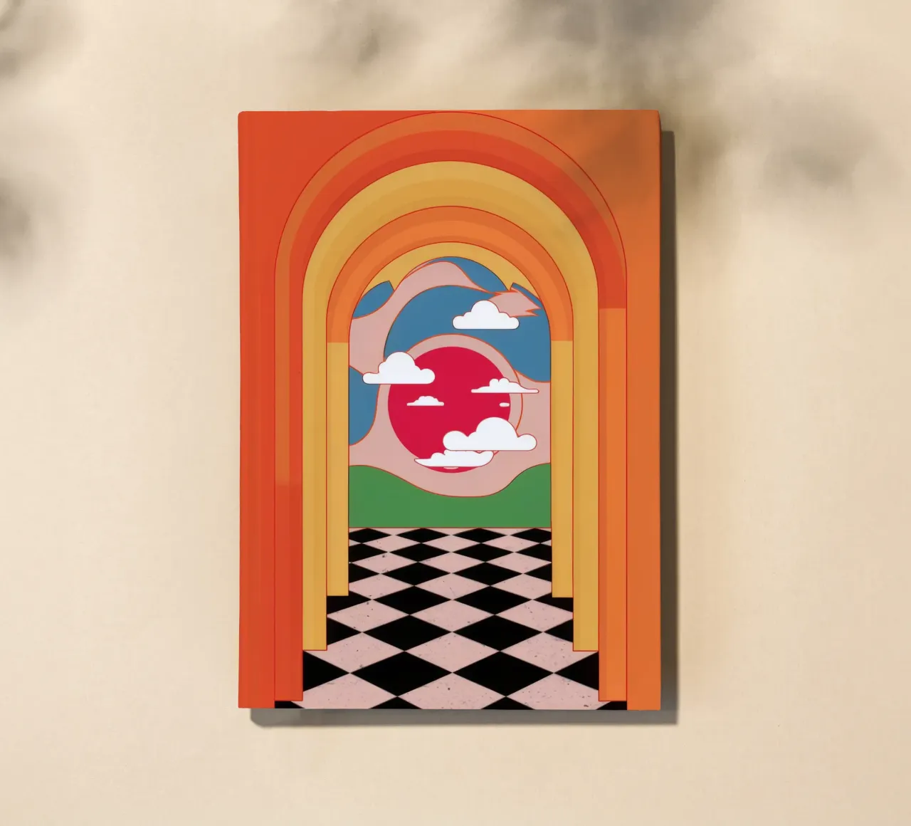 Checkered Archway Dream notebook by Stone Decade