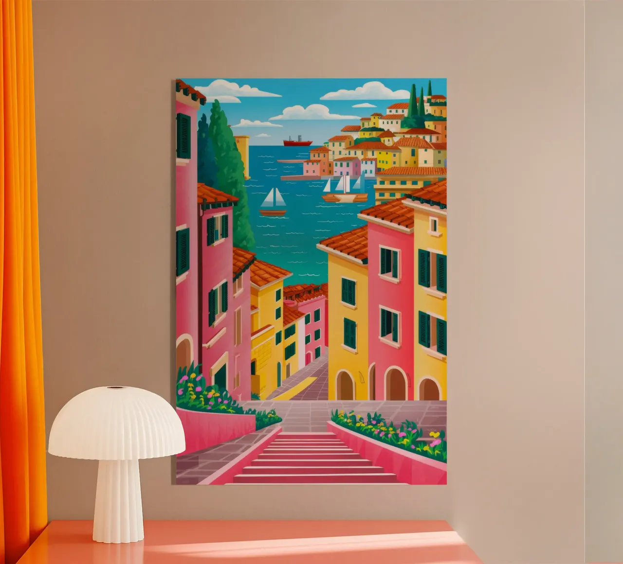 Positano a due passi dal mare plexiglass da FadeAura