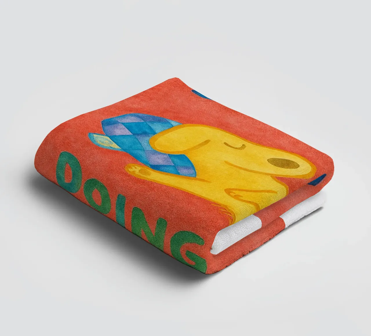 Slow Down Youre Doing Fine towel by onelove