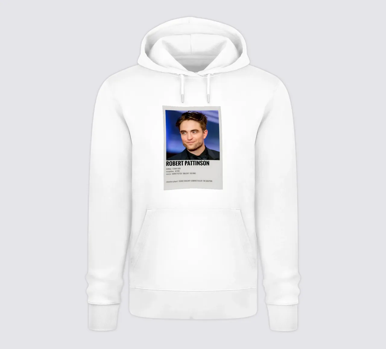 ROBERT PATTINSON felpa con cappuccio da MVFminimalist