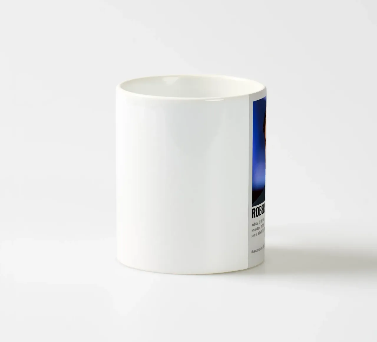 ROBERT PATTINSON ceramic mug by MVFminimalist