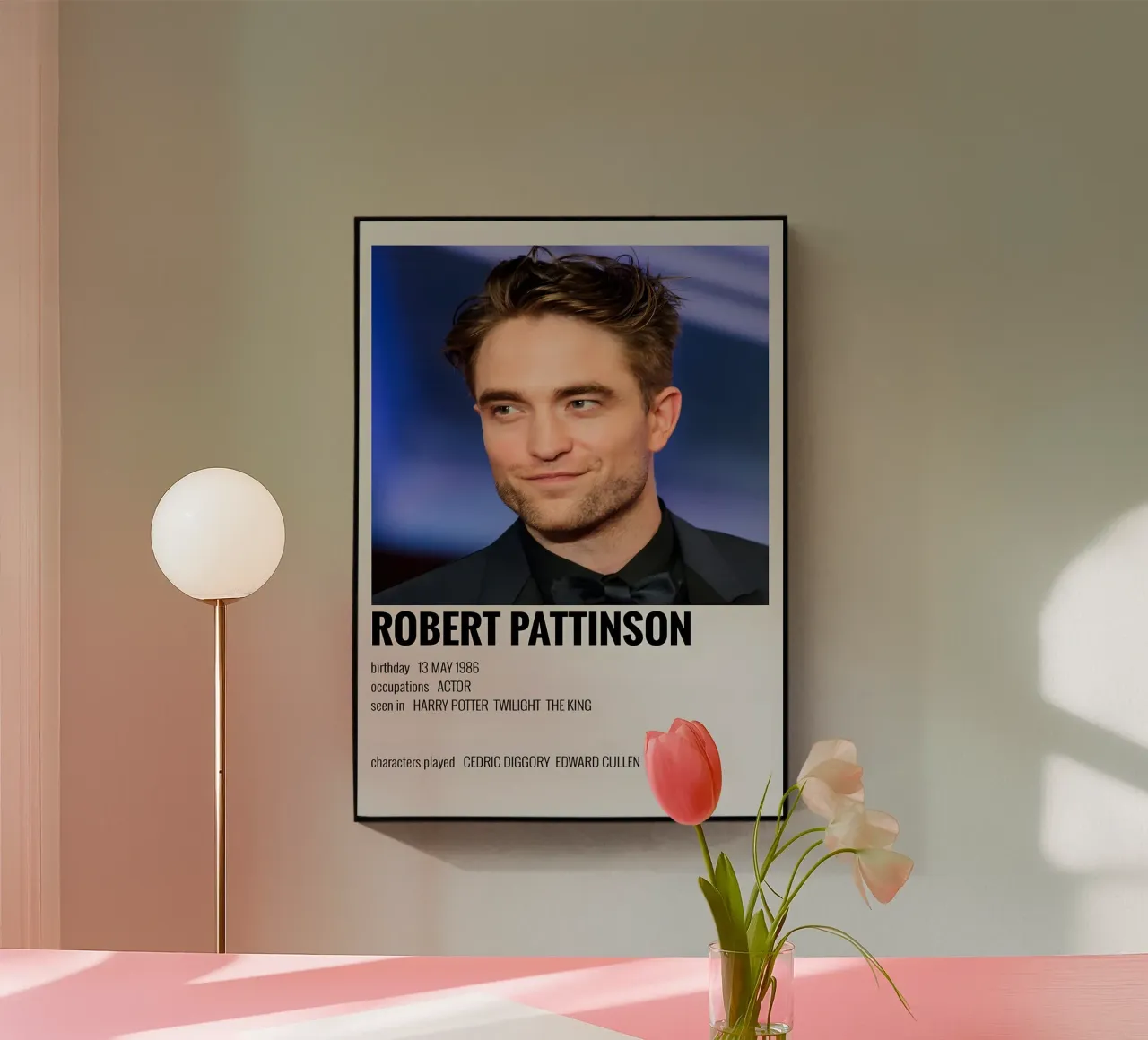 ROBERT PATTINSON plexiglass da MVFminimalist