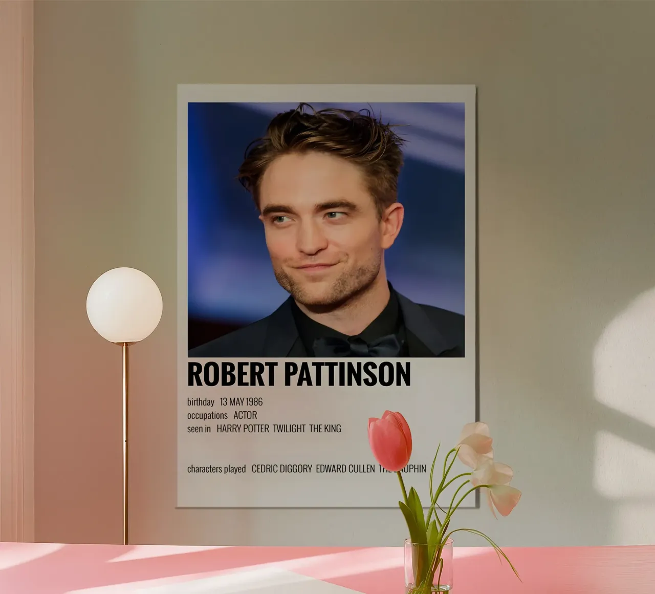 ROBERT PATTINSON alu-dibond by MVFminimalist