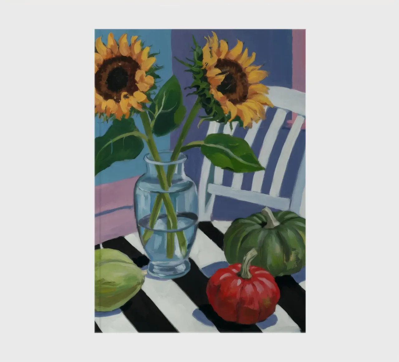 Sunflower Window View notebook by Fable Tempa