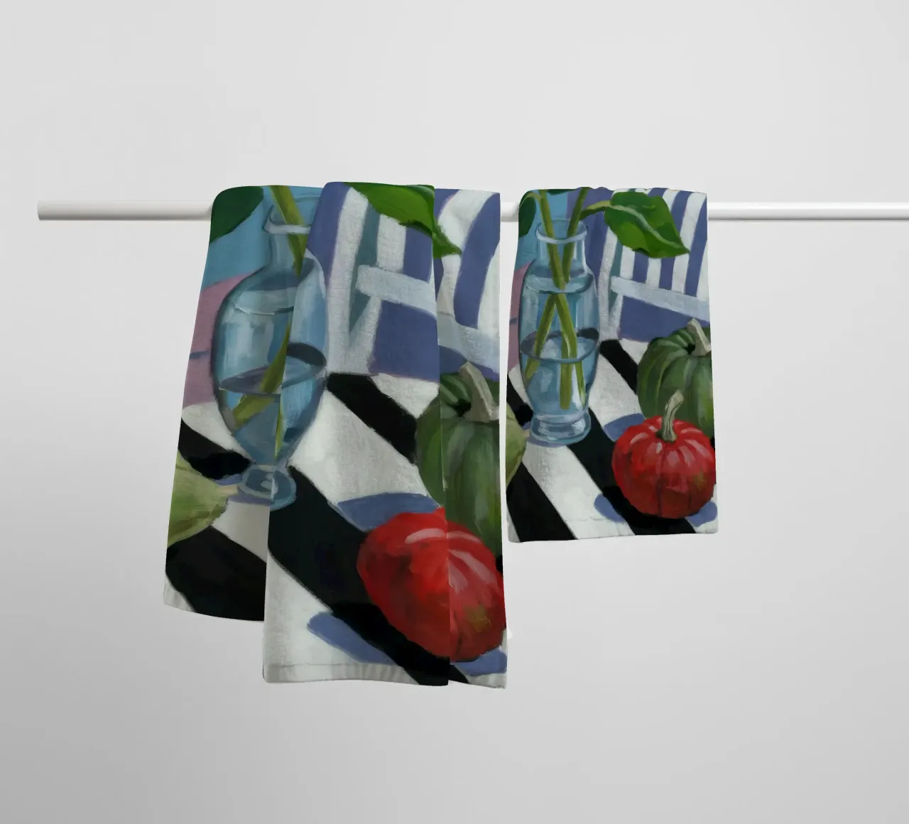 Sunflower Window View towel by Fable Tempa
