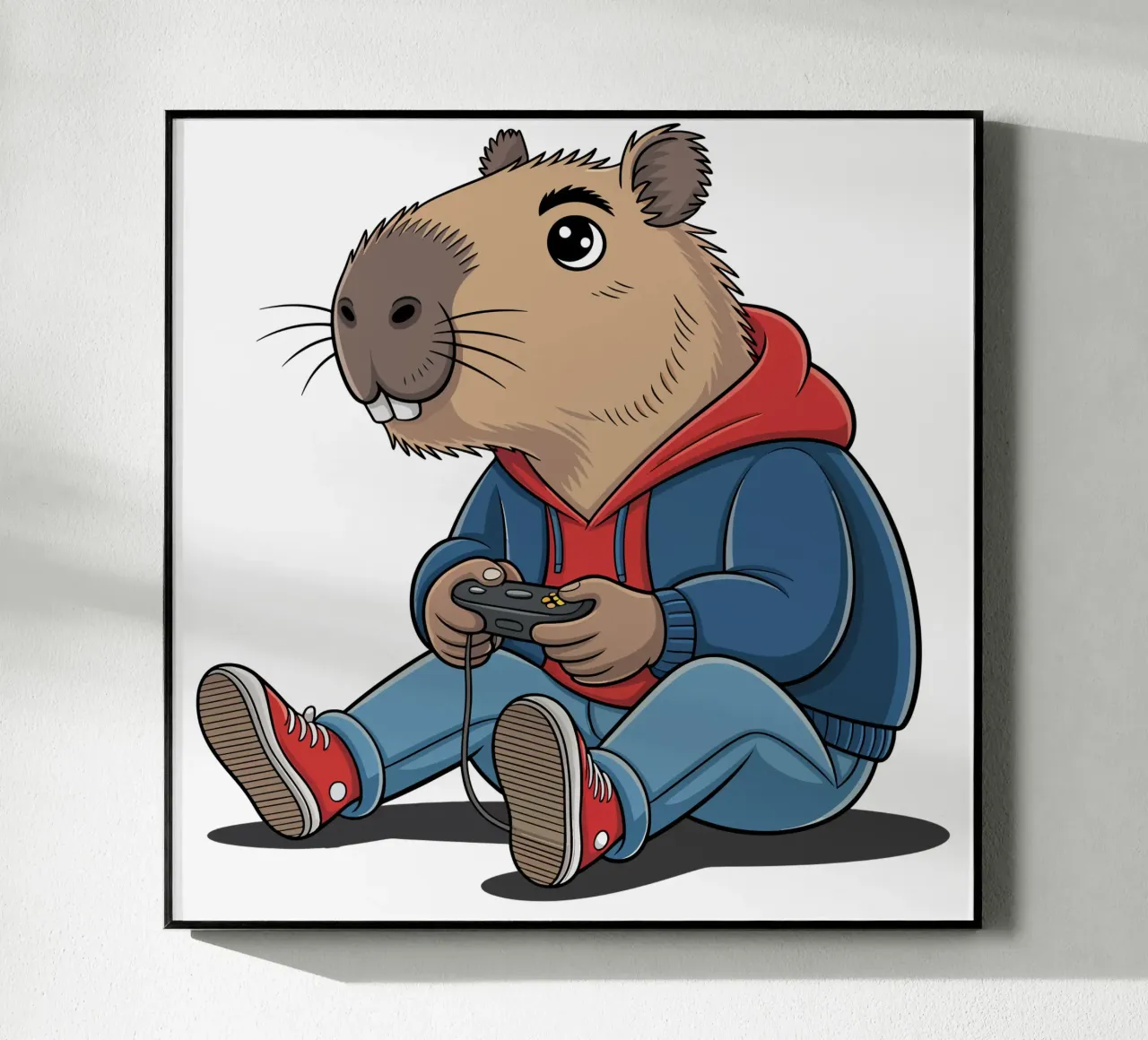 Capy & Bara Gaming acrylic glass by Shirtfantastisch