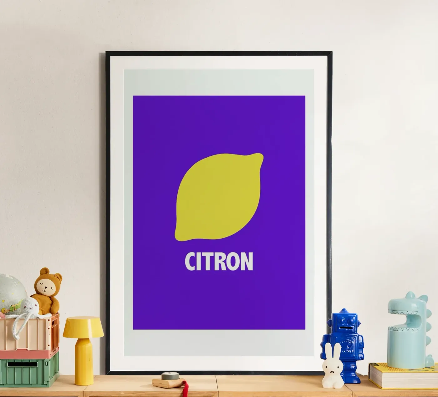 Citron Blue poster da Mottos by Sinan Saydik