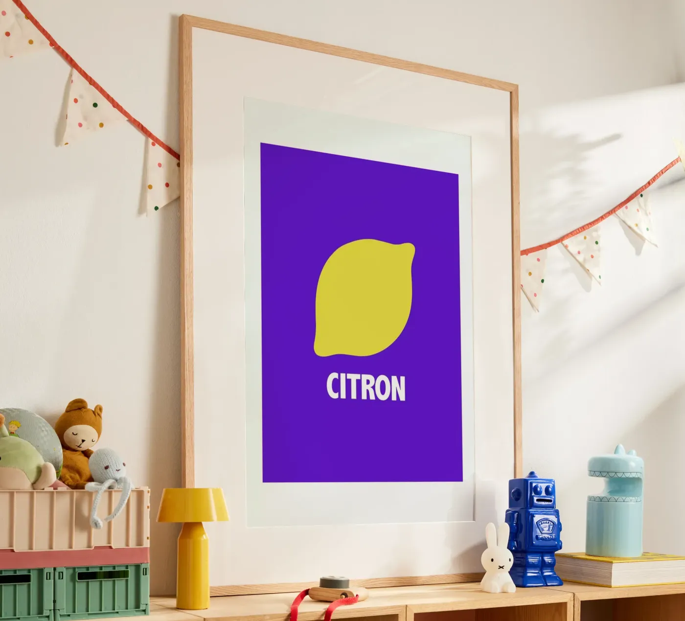Citron Blue poster da Mottos by Sinan Saydik