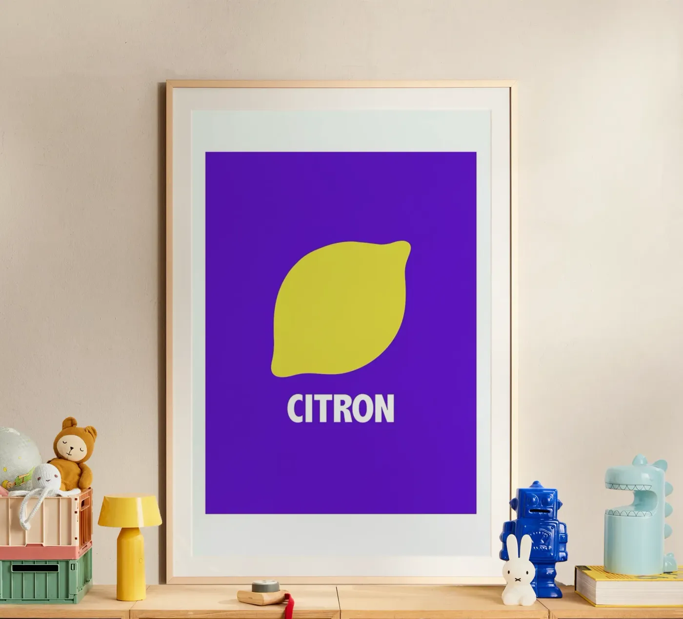 Citron Blue poster da Mottos by Sinan Saydik