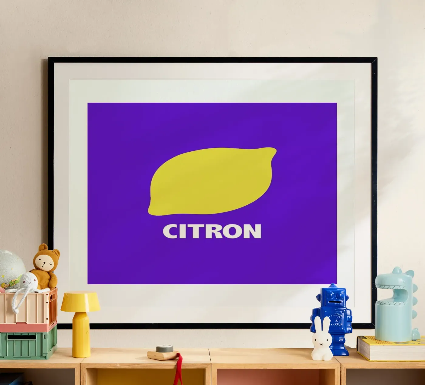 Citron Blue poster da Mottos by Sinan Saydik