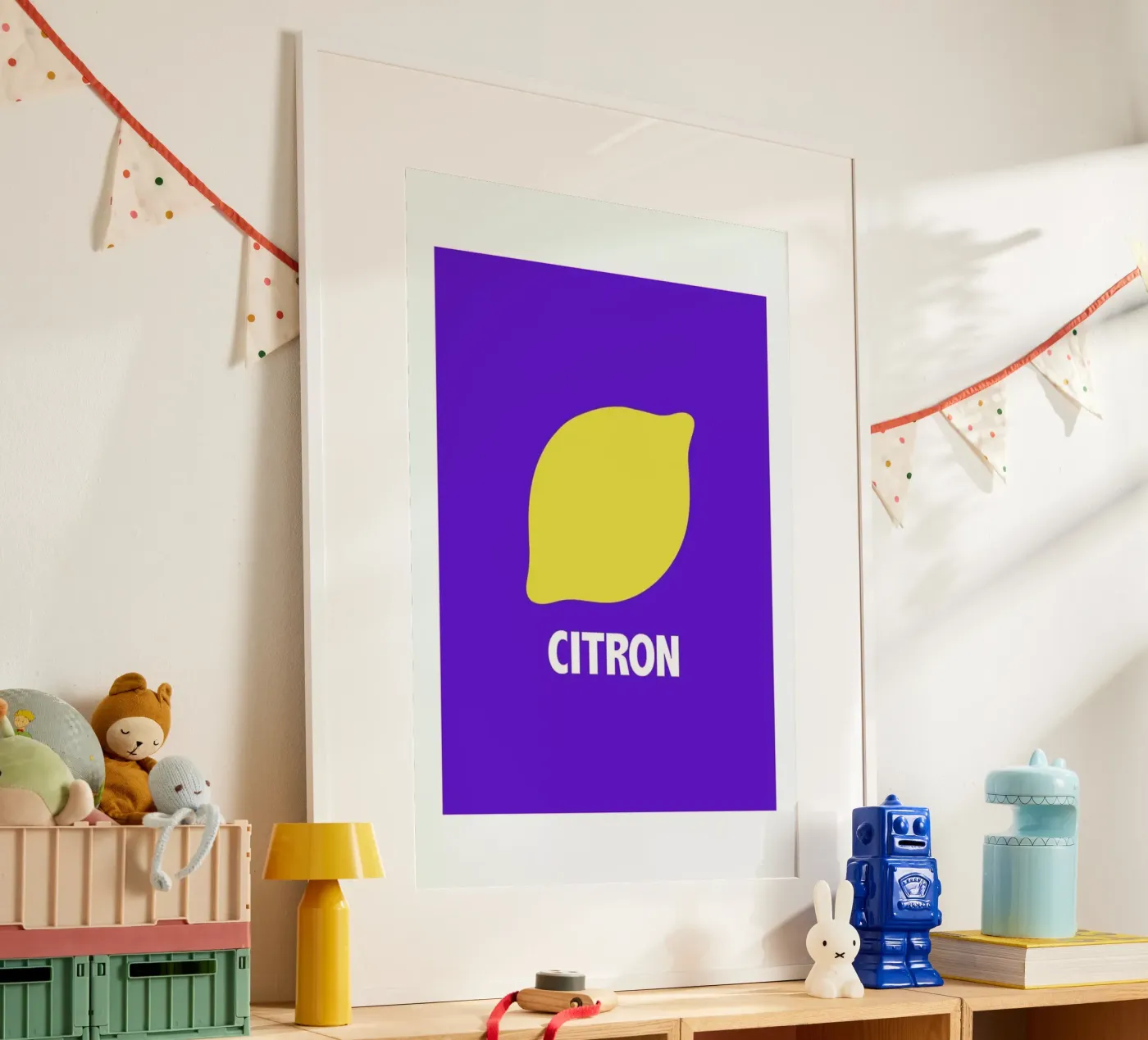 Citron Blue poster da Mottos by Sinan Saydik