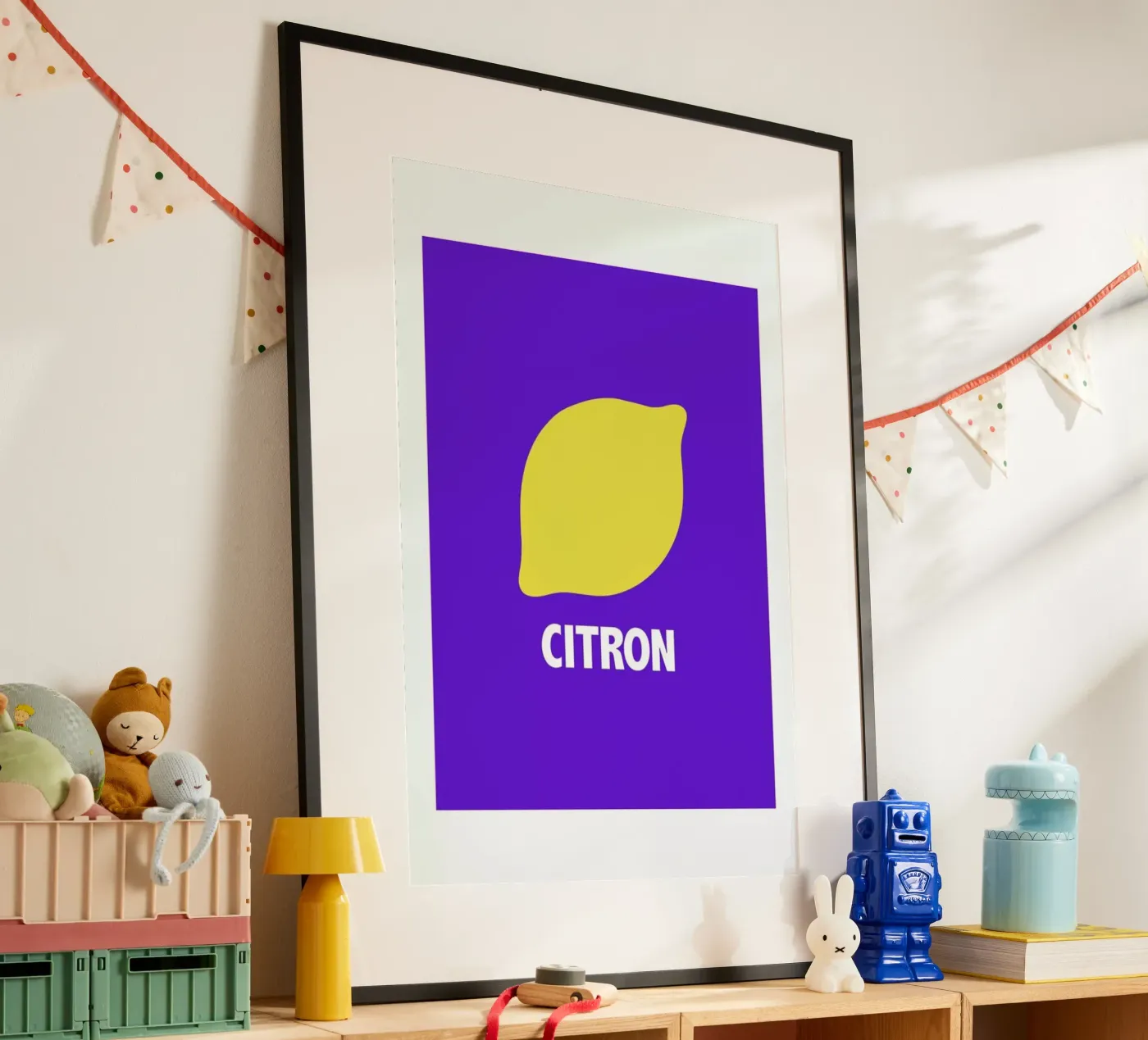 Citron Blue poster da Mottos by Sinan Saydik